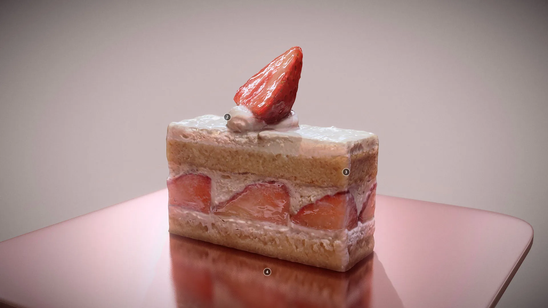 3D Scans Vegan Cake Collection, 3D