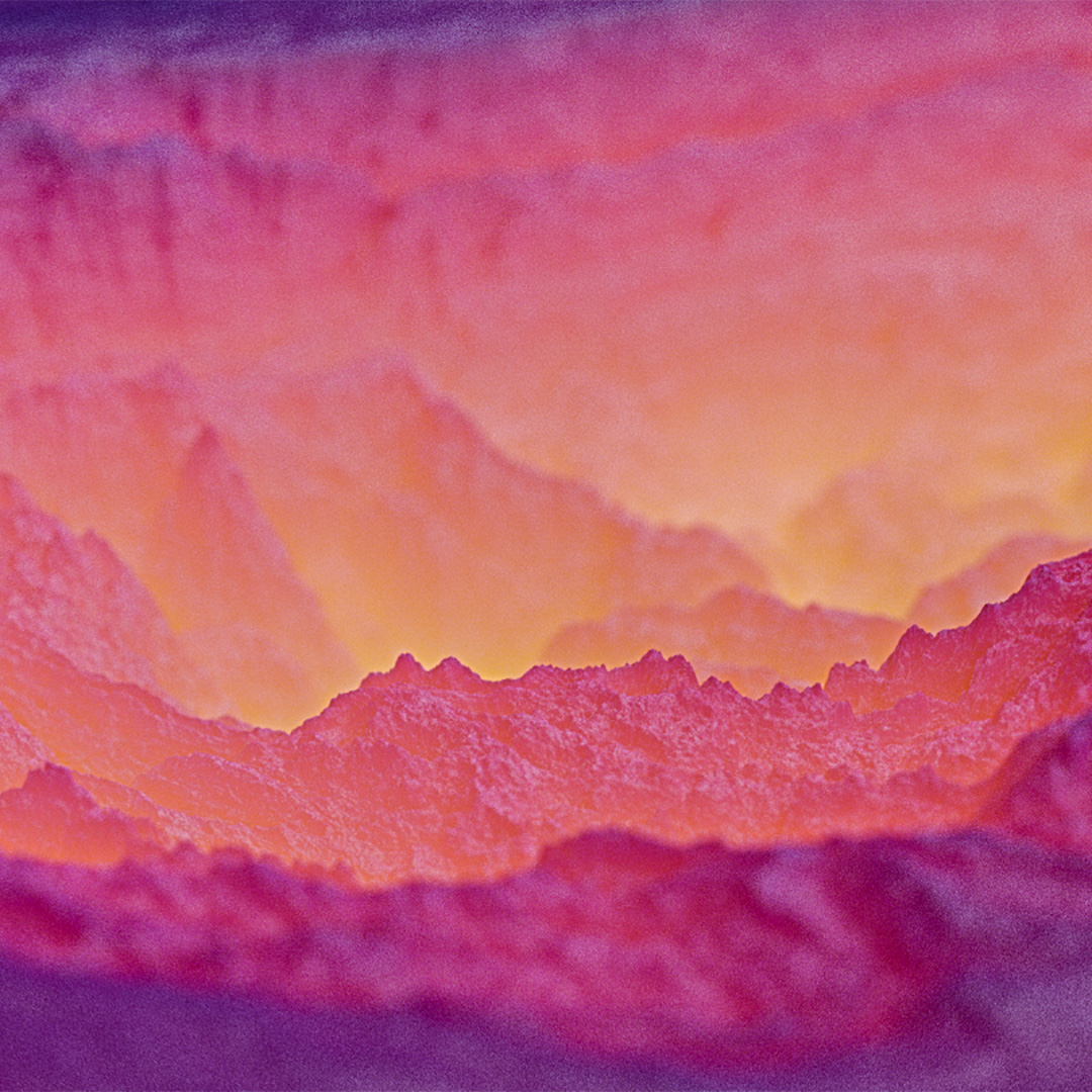 blender procedural landscape lava pink square