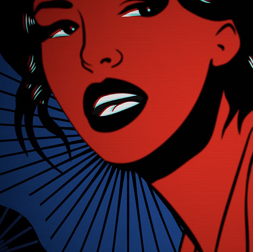 Superbus - On the river - music visualizer lyrics video